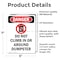 Signmission Do Not Climb In Or, 5 in W x Rectangle, Vinyl Decal OS-2PACK-DS-D-57-V-2097 - alternate 2